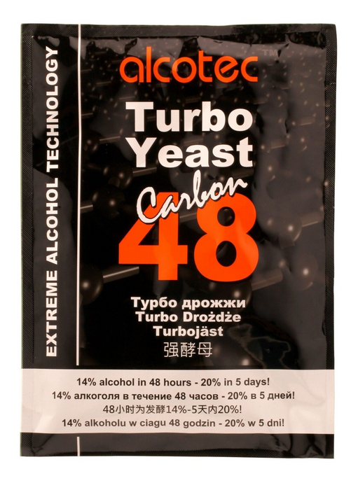 Alcotec Yeast 48 hour carbon