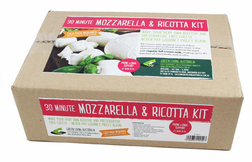 30-Minute Mozzarella & Ricotta Cheese Making Kit - Olive Wood Brewing &  Craft Co